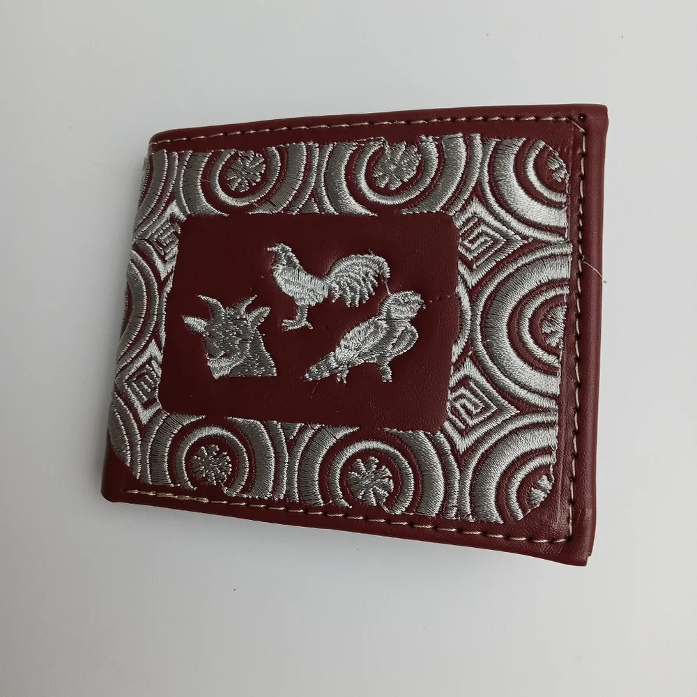 Men's Western Wallet Genuine‎ Leather Hand Crafted Bifold Cowboy Rodeo Wallet